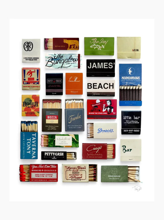 Los Angeles Matchbook Print