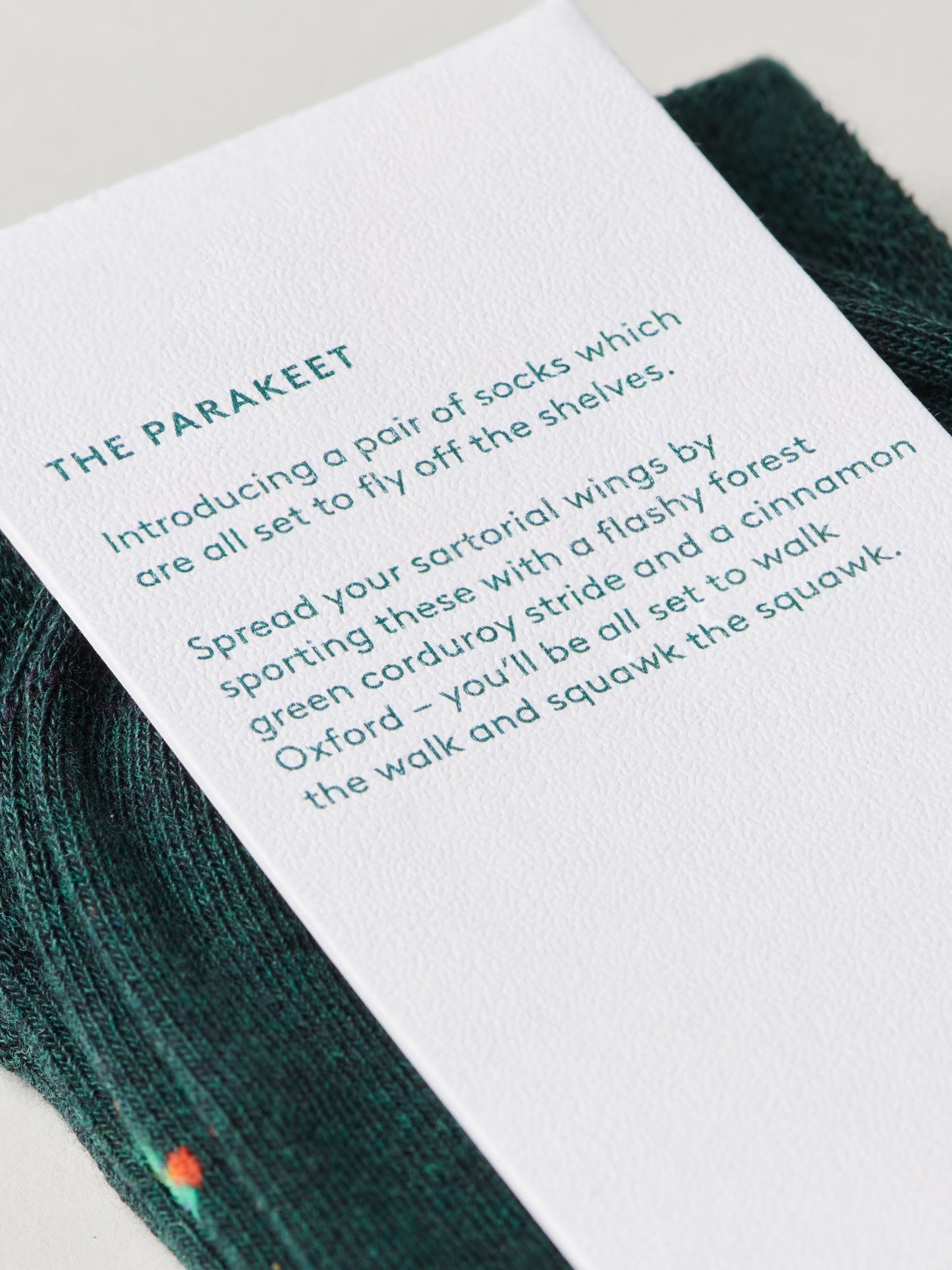 The Parakeet Socks