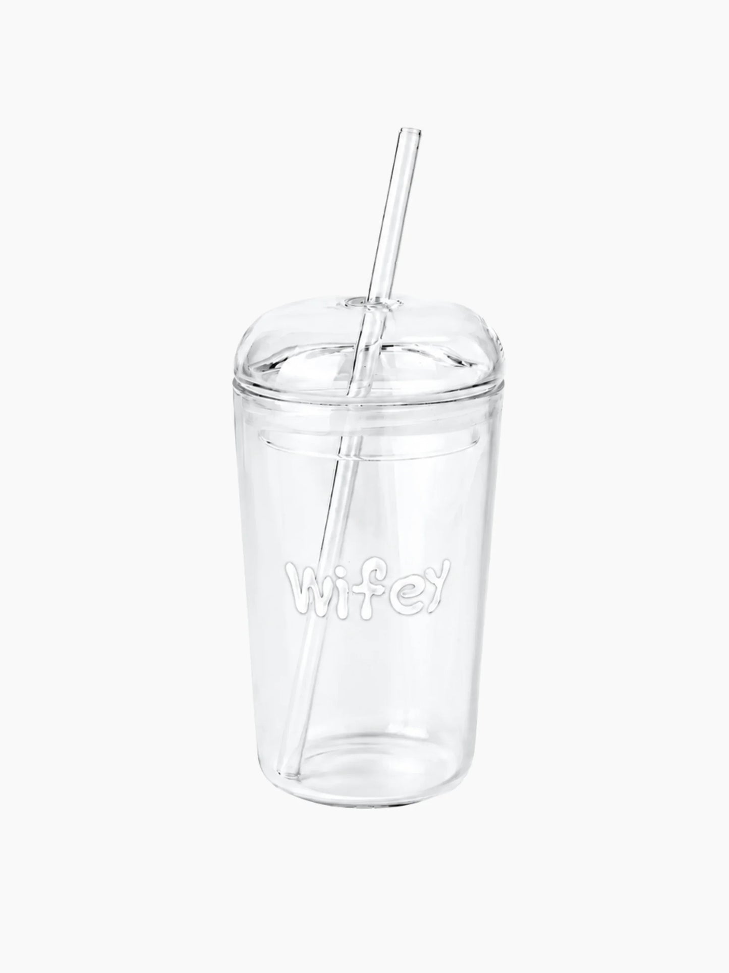Wifey Glass Tumbler