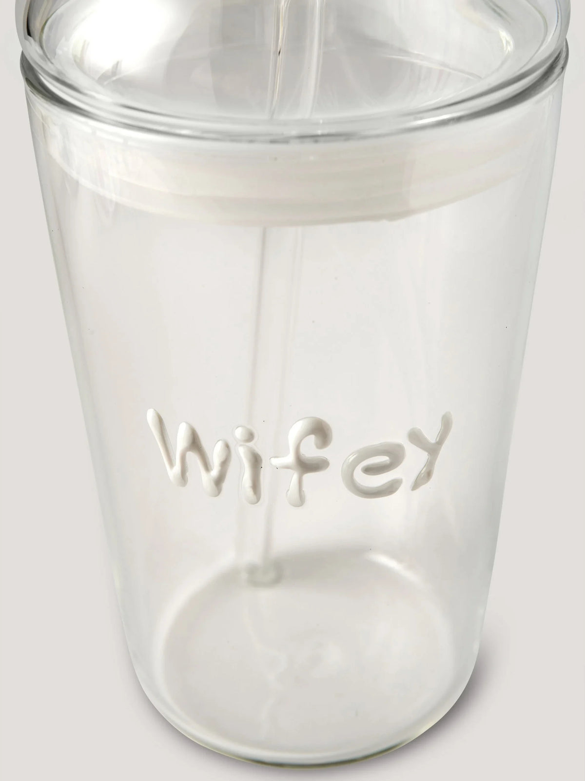 Wifey Glass Tumbler