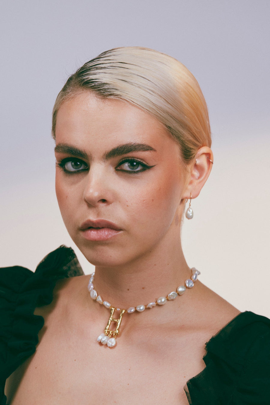 Pearl Cross Necklace