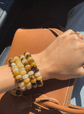 Amber Beaded Bracelet