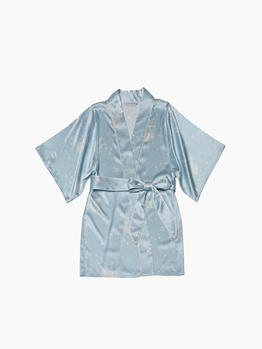 Aquarius Silk Kimono