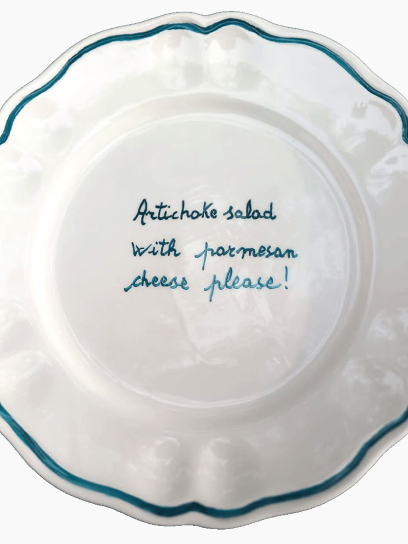 Artichoke Salad Plate Set