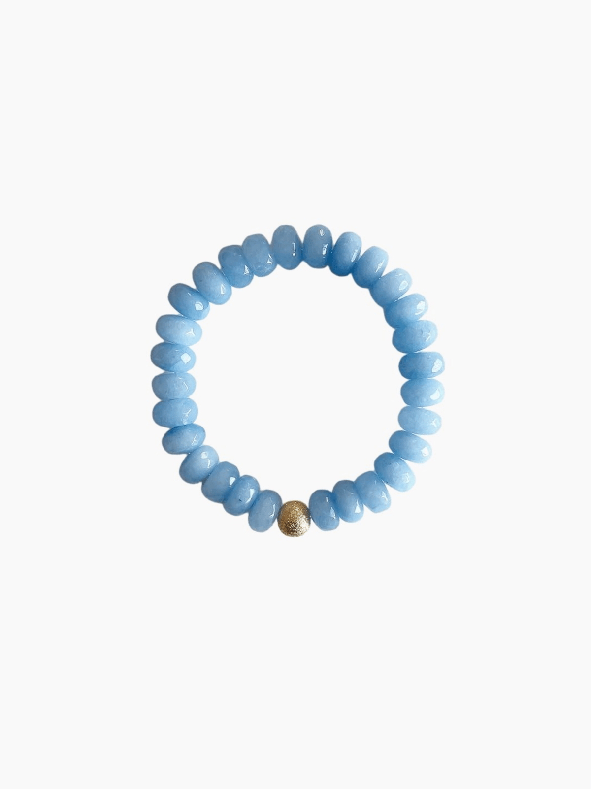 Baby Blue Beaded Bracelet