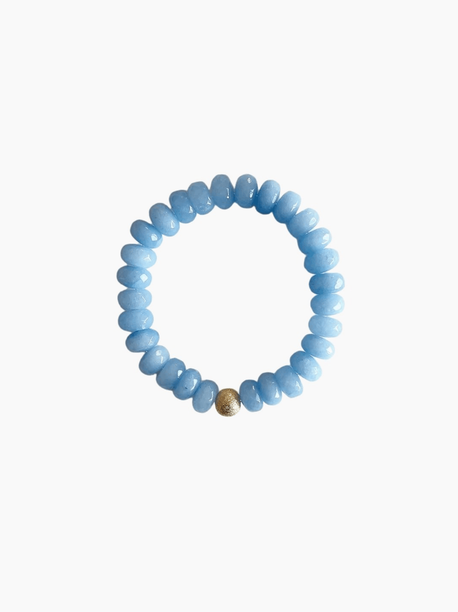 Baby Blue Beaded Bracelet