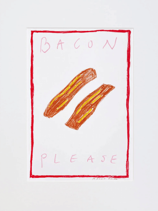 Bacon Please Framed Print