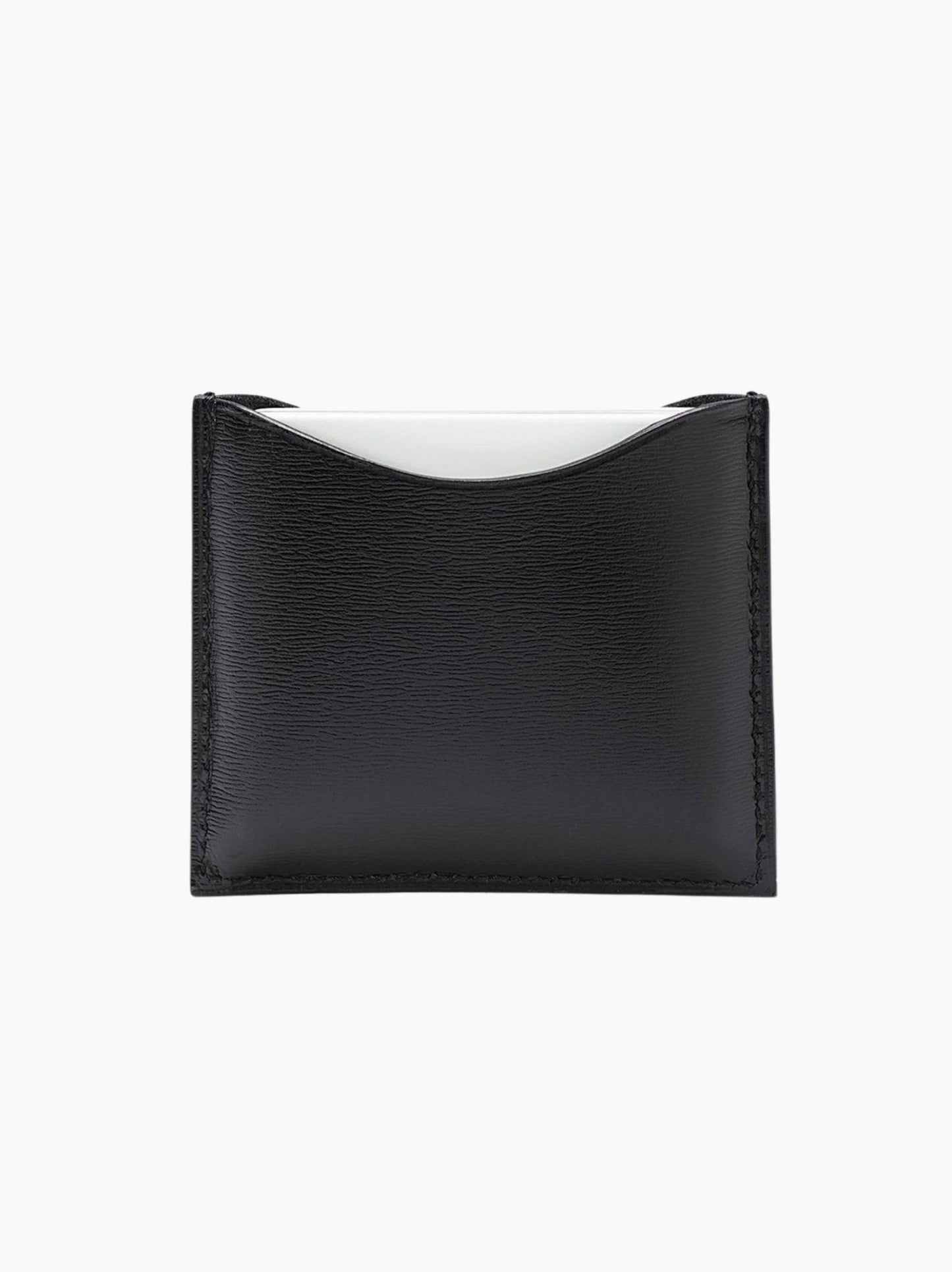 Black Leather Compact Case | The Go-To