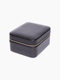 Black Leather Watch Zip Case