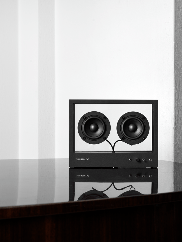 Black Small Transparent Speaker