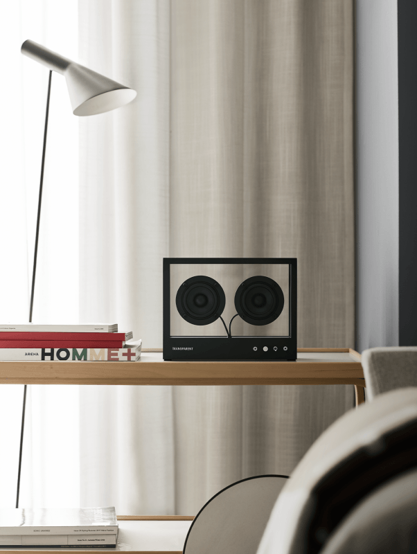 Black Small Transparent Speaker