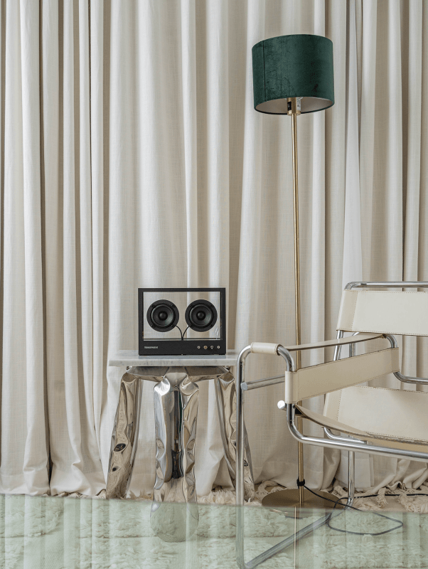 Black Small Transparent Speaker