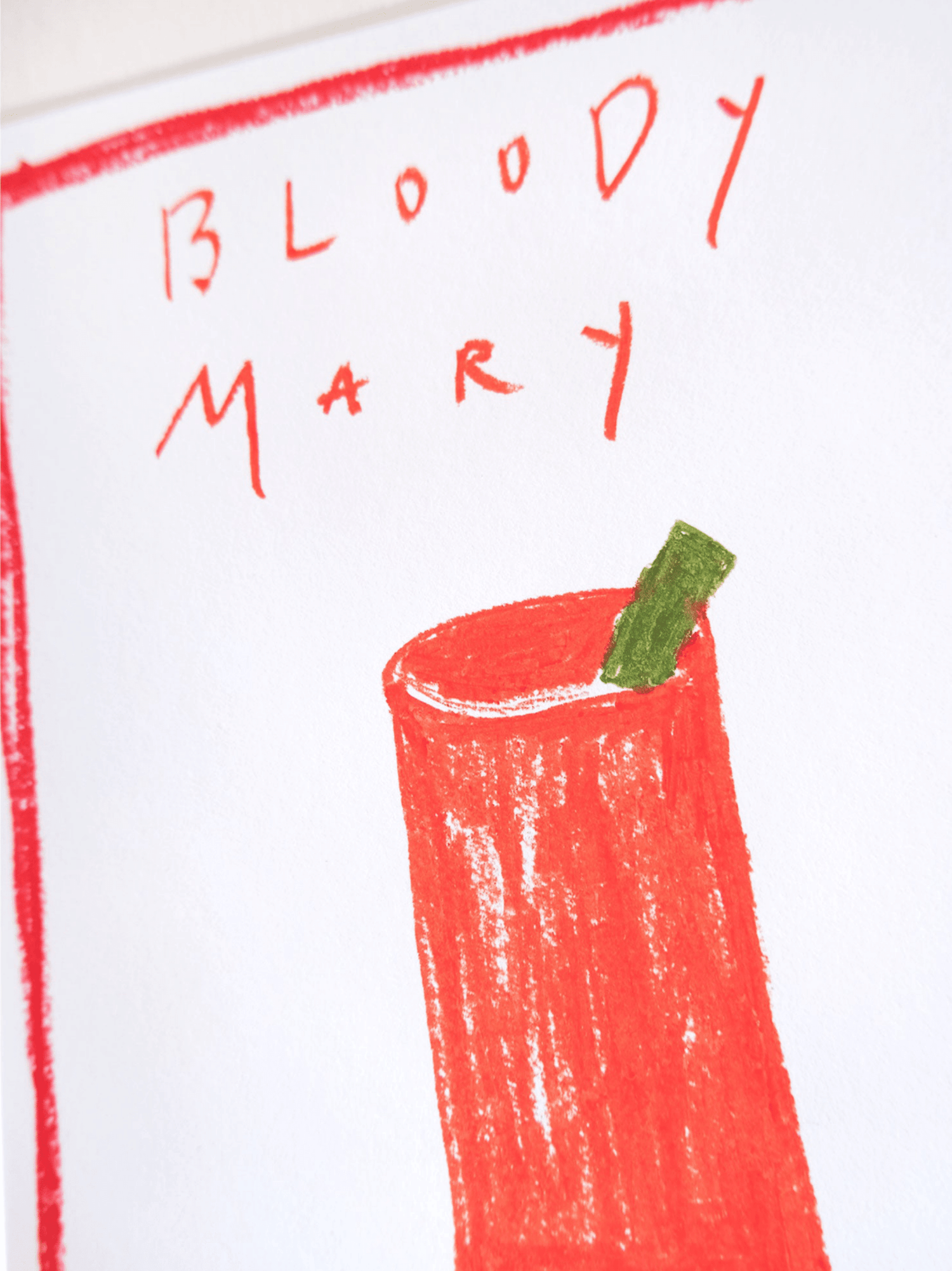 Bloody Mary Please Framed Print