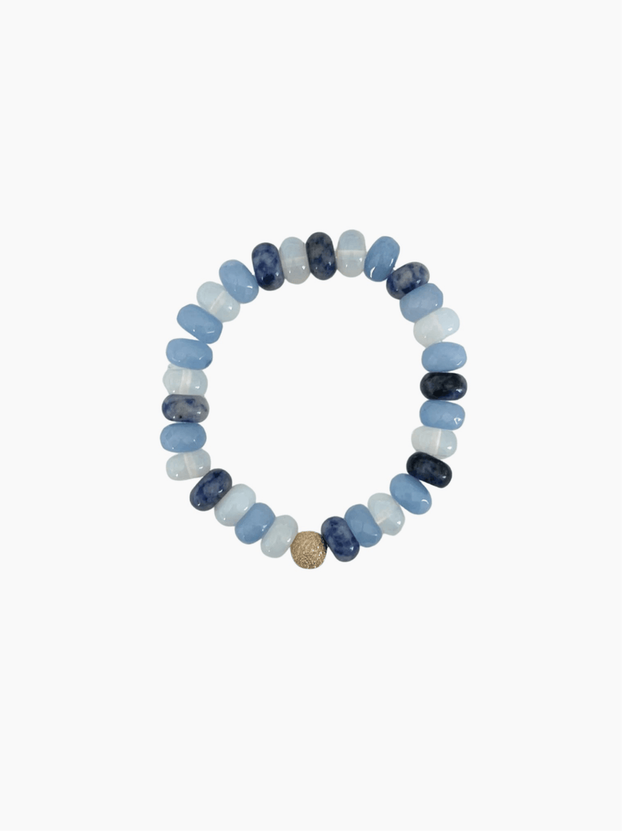 Blue Beaded Bracelet