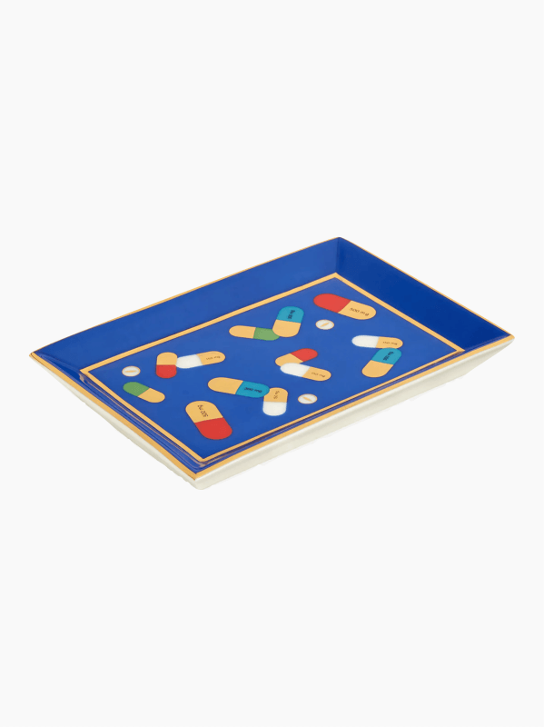 Blue Full Dose Rectangle Tray