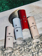 Blue Leather Lipstick Case