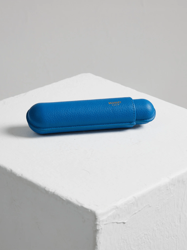 Blue Single Cigar Case