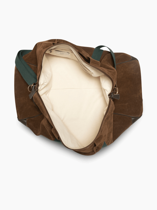 Boston Travel Bag Tobacco Suede