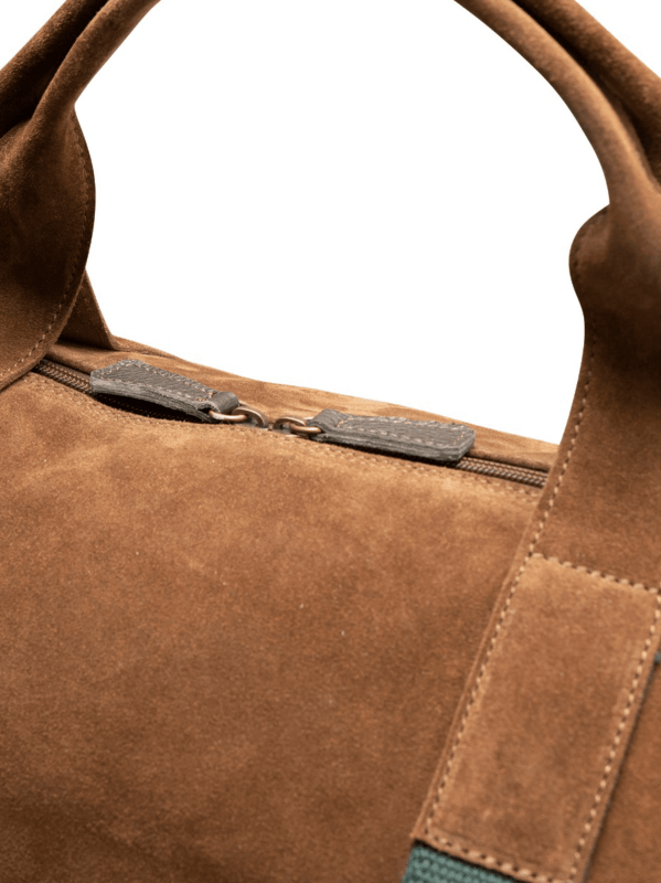 Boston Travel Bag Tobacco Suede