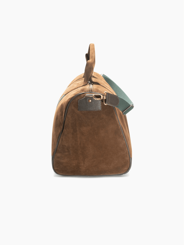 Boston Travel Bag Tobacco Suede