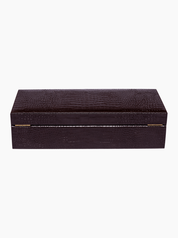 Brown Brompton Five-Piece Watch Box