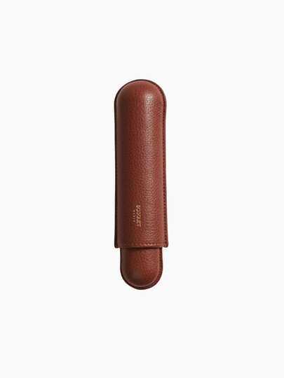 Brown Single Cigar Case