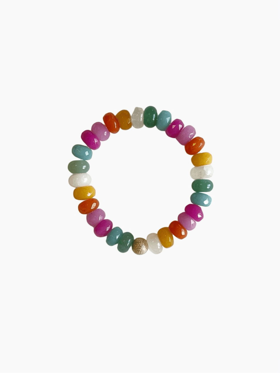 candy rainbow beaded bracelet main image 1