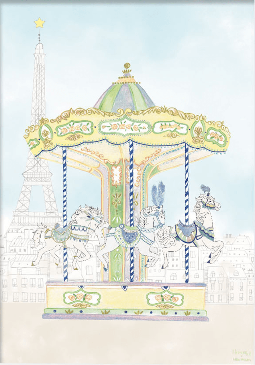 Carousel at The Trocadero in Blue