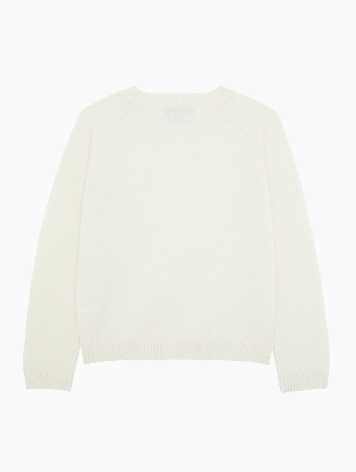 Cashmere Sweater in Ecru White