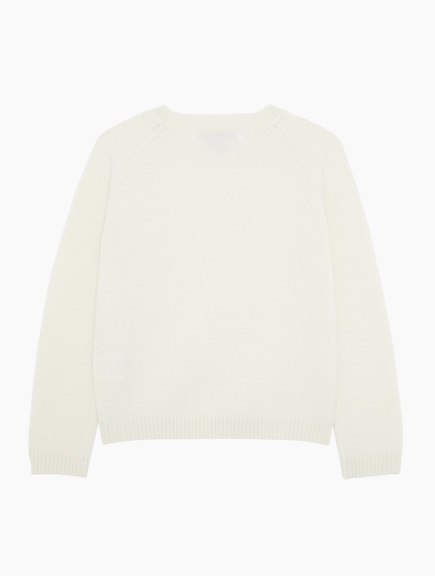Cashmere Sweater in Ecru White