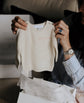 Cashmere Sweater in Ecru White