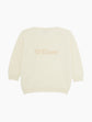 Cashmere Sweater in Ecru White
