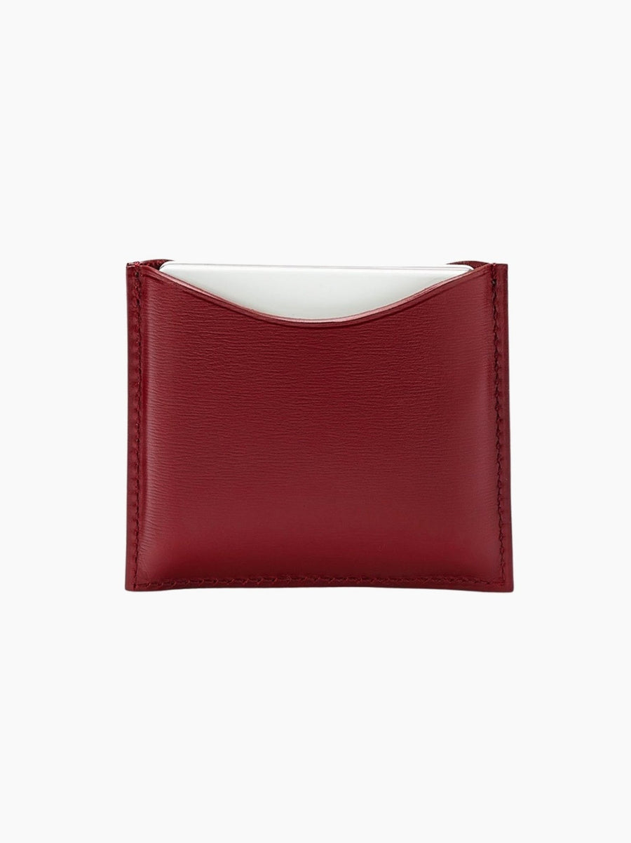 Chocolate Leather Compact Case