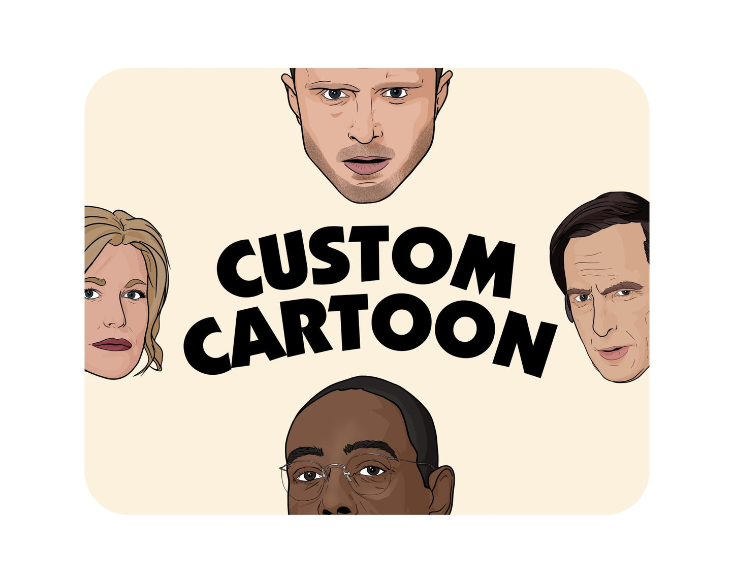Custom Cartoon Character for Monopoly Board