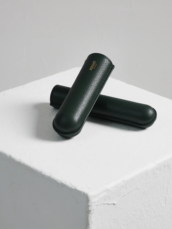 Dark Green Single Cigar Case