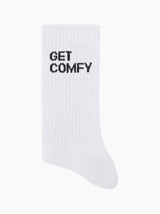 Get Comfy White Socks