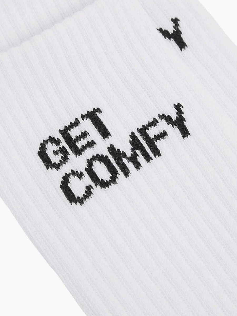 Get Comfy White Socks