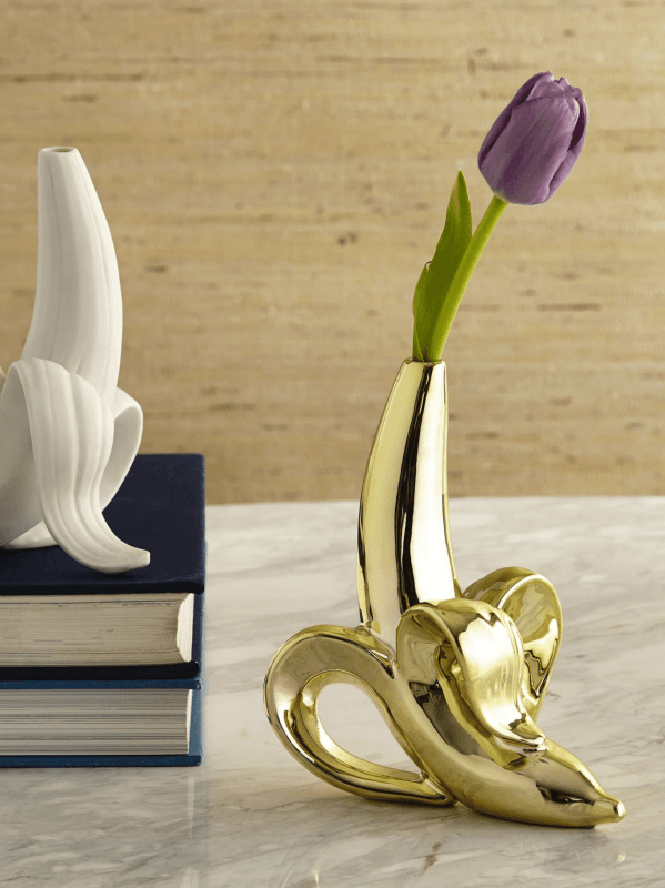 Gold Banana Bud Vase | The Go-To