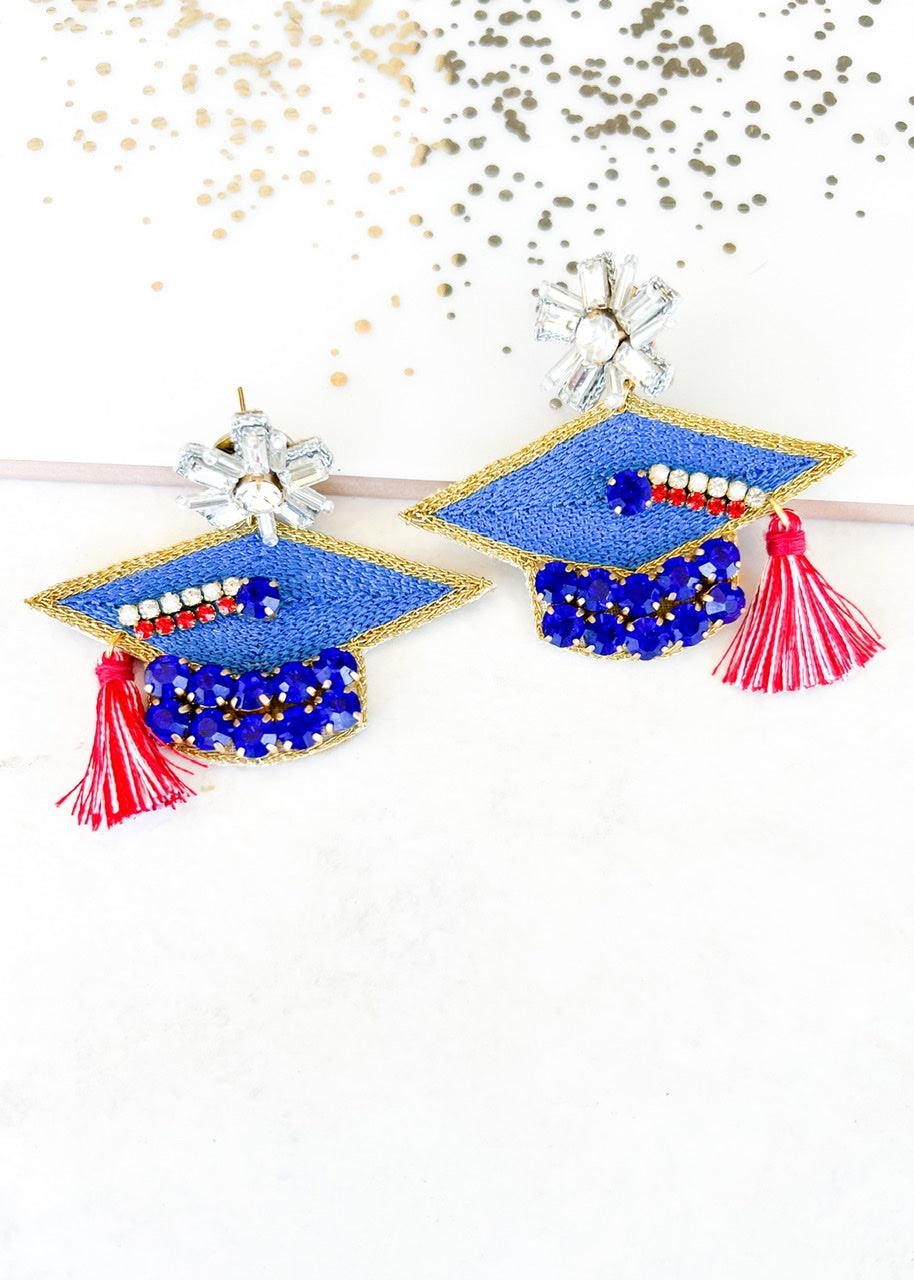 Graduation Hat Earrings