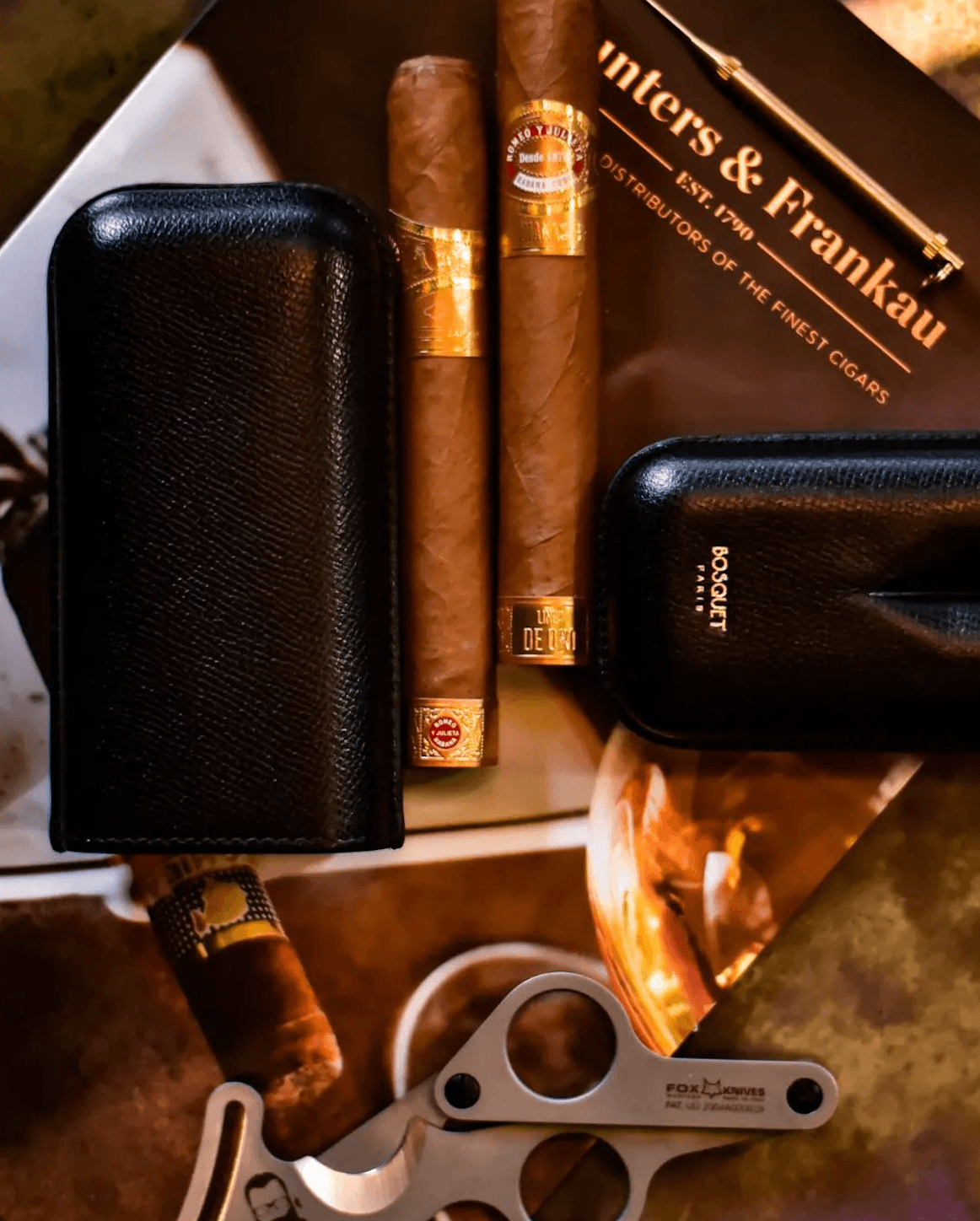 2 Cigars Case Black