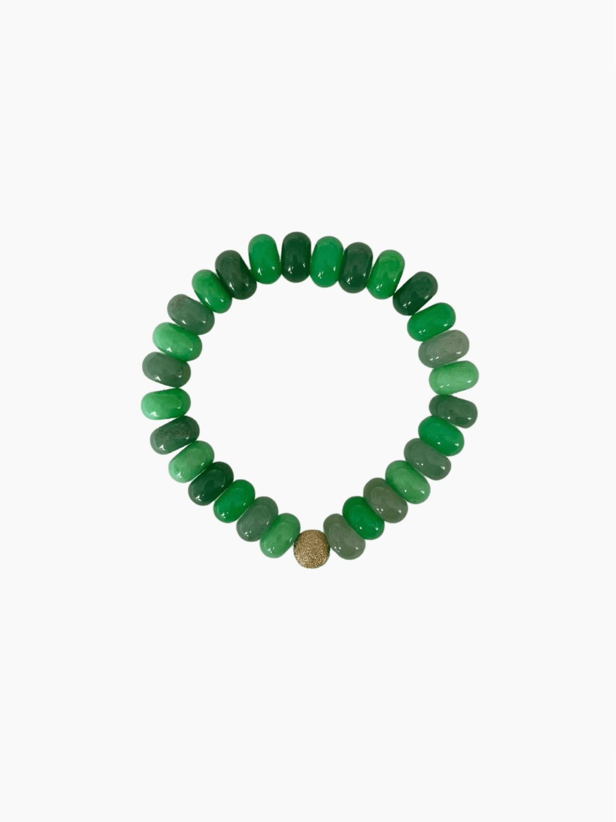 Green Jade Beaded Bracelet