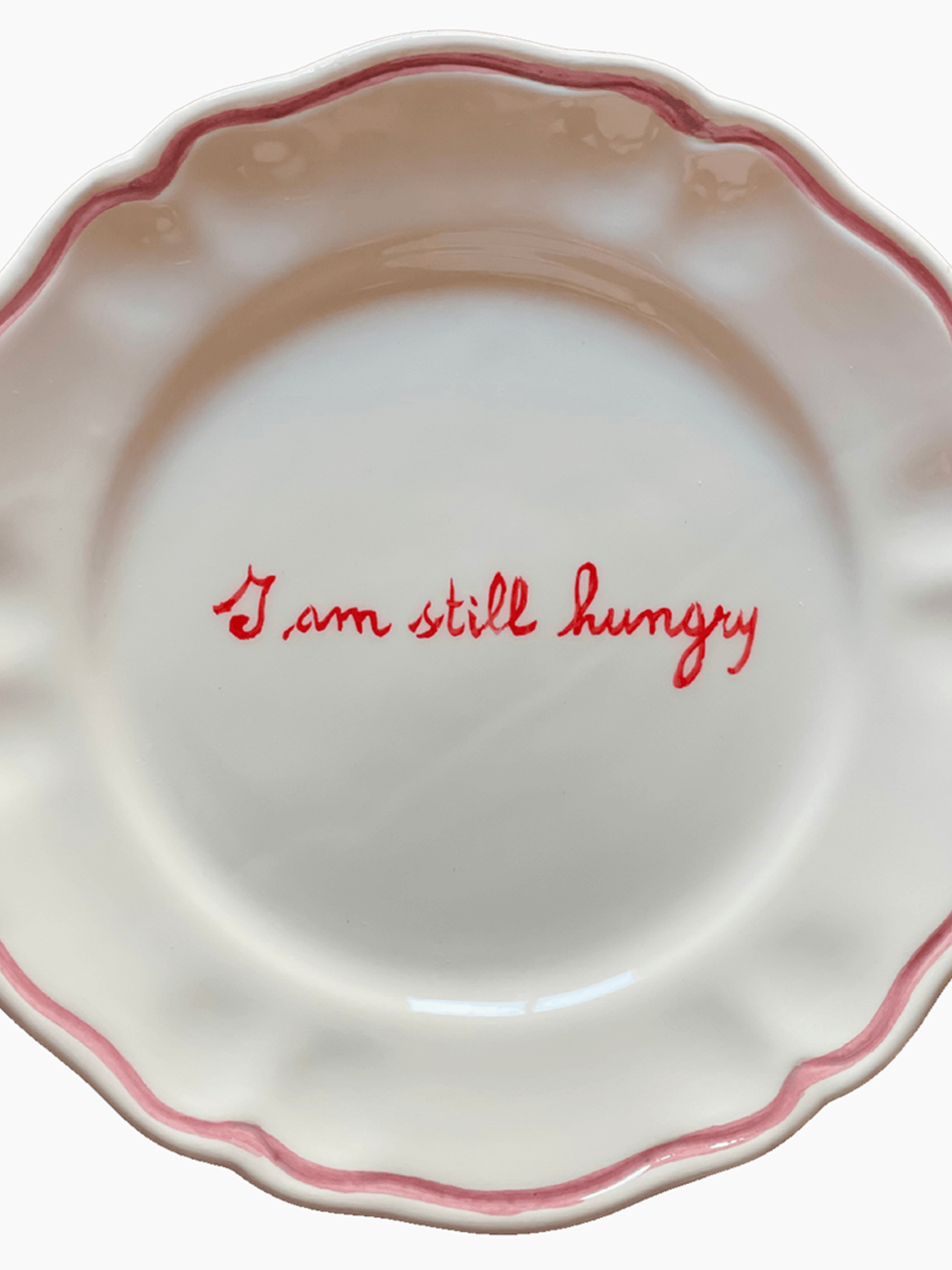 I Am Still Hungry Plate Set