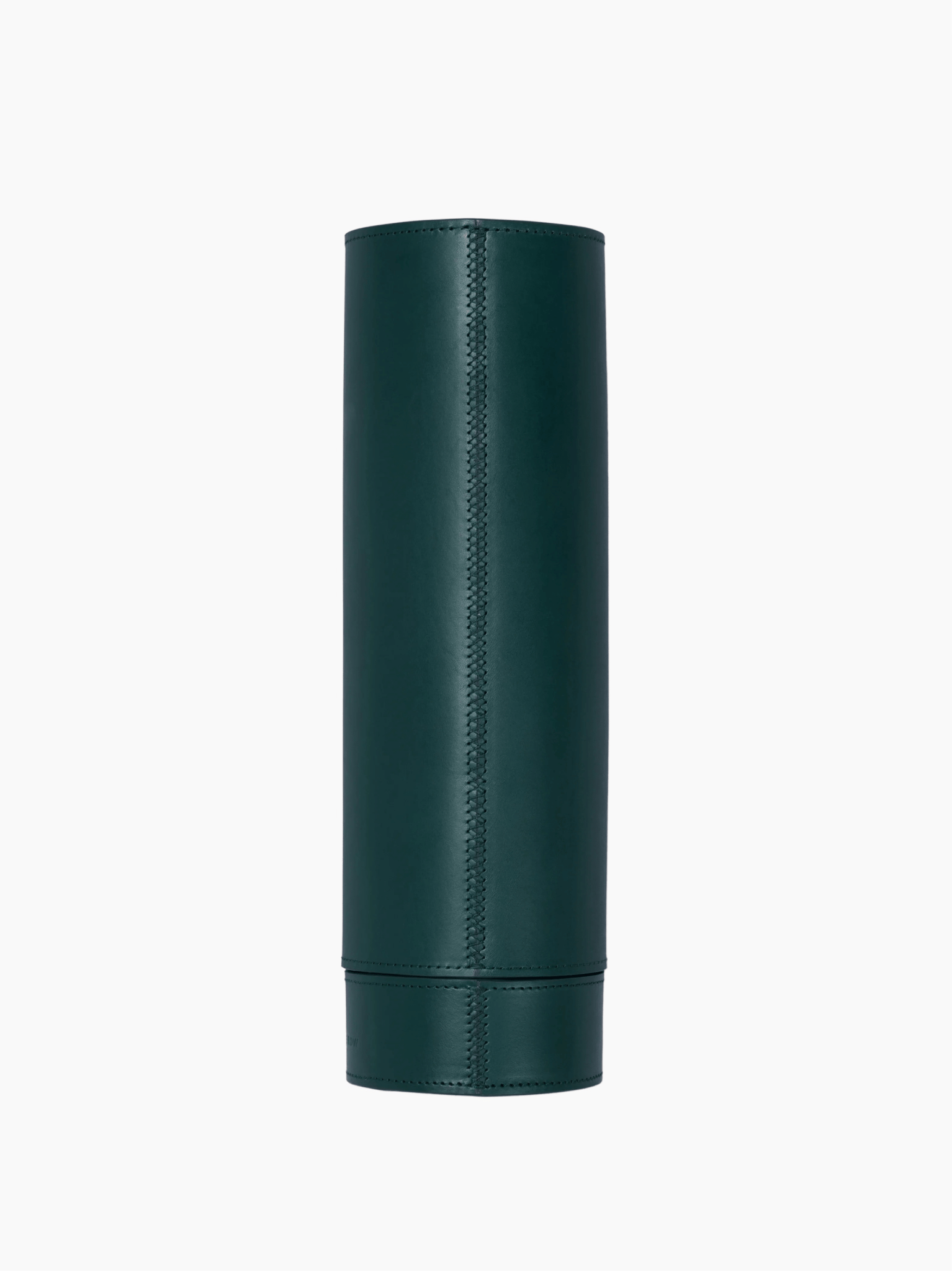 Leather Tennis Ball Holder in Green