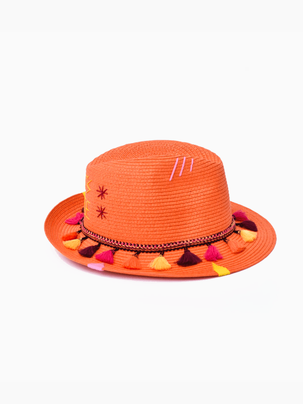 Let's Dance Hat in Orange