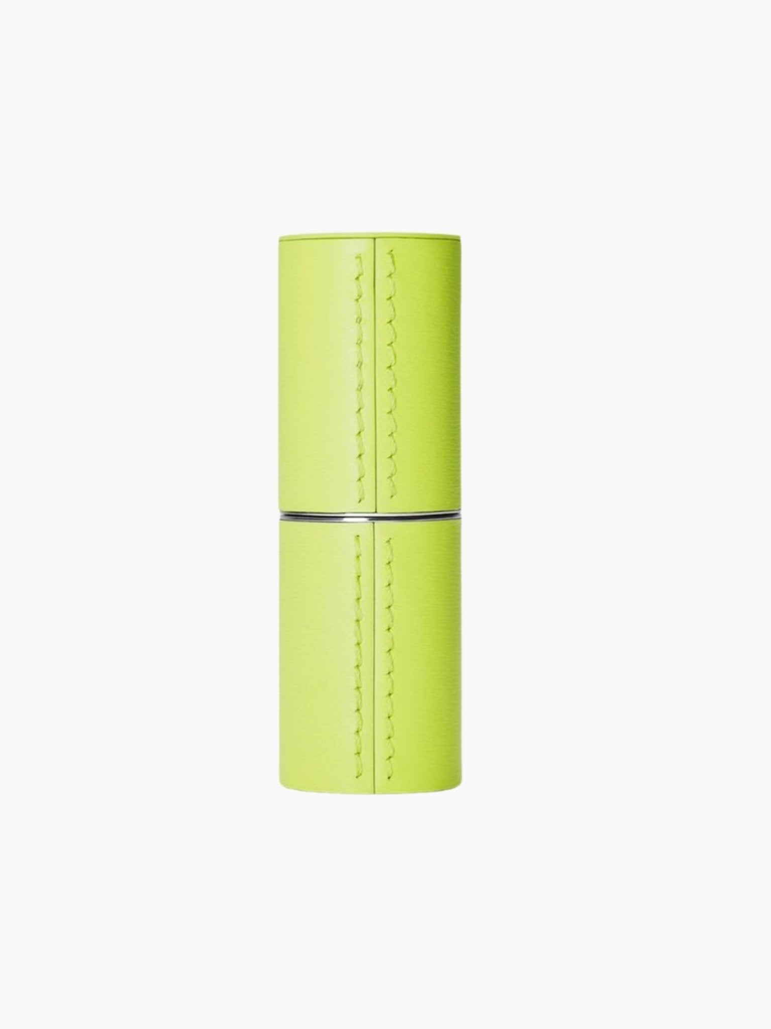 Lime Green Leather Lipstick Case