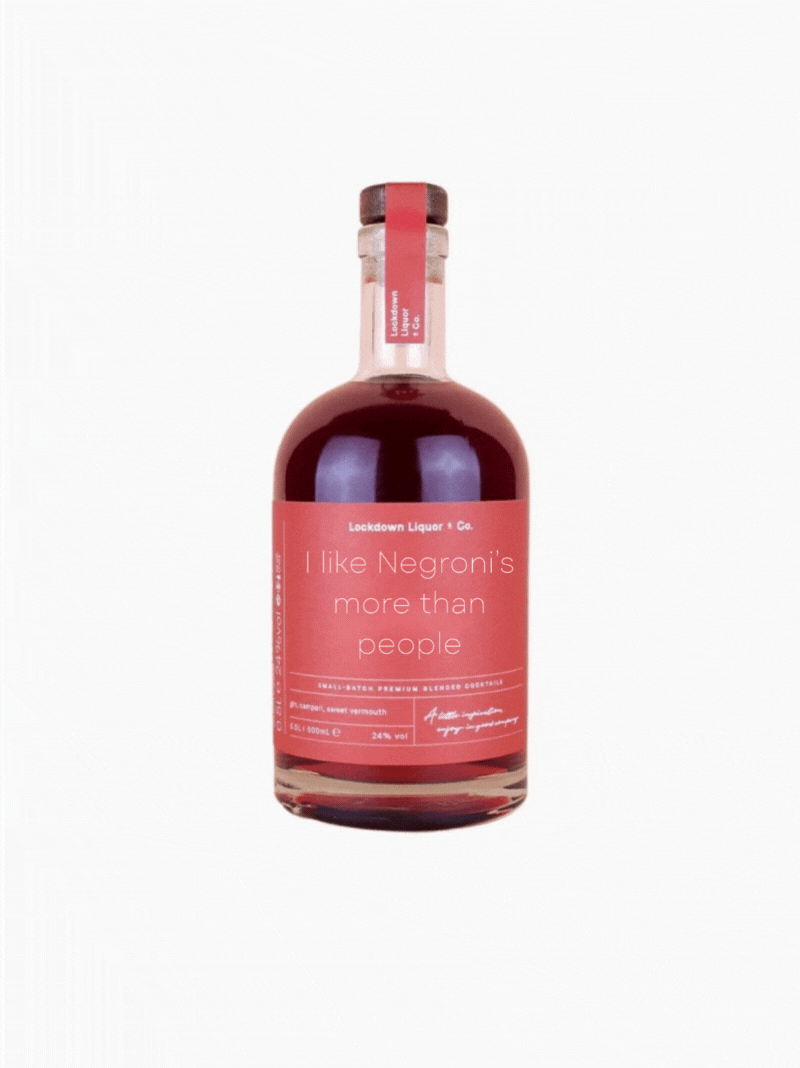 Negroni Bottled Cocktail