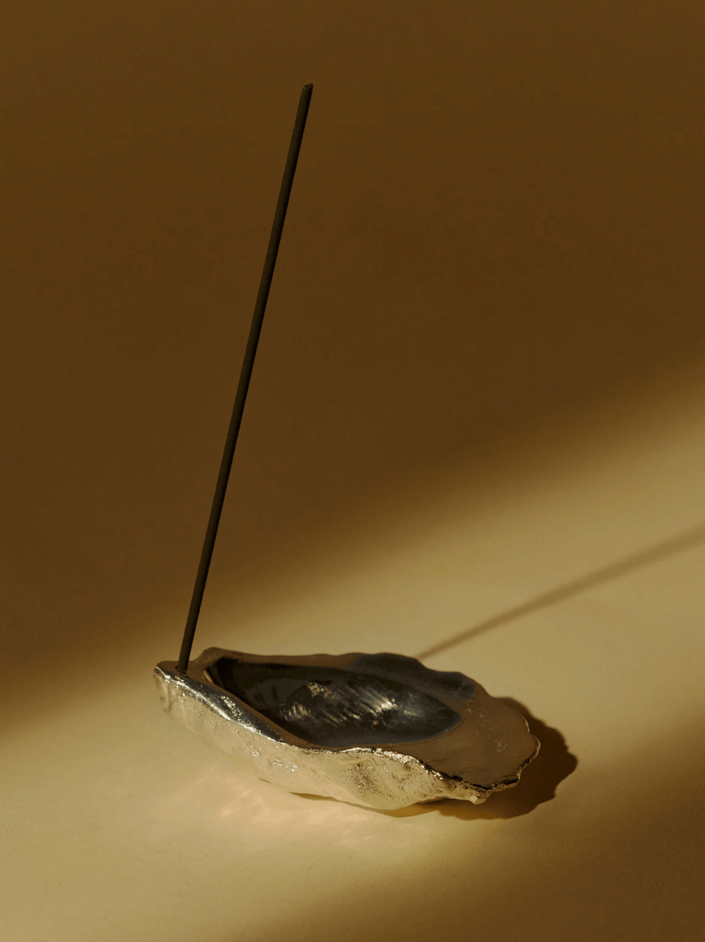 Oyster Incense Holder in Silver