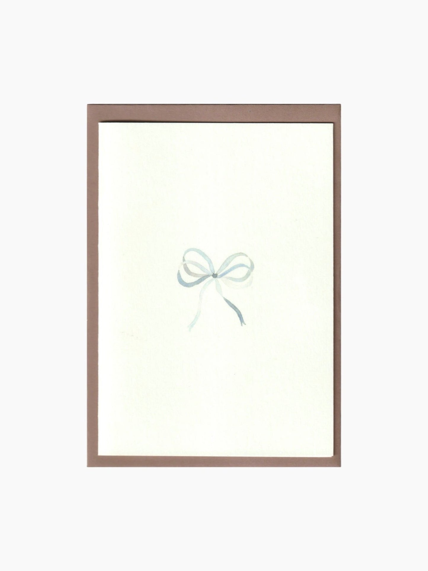 Pack of 5 Bow Ribbon Cards in Blue