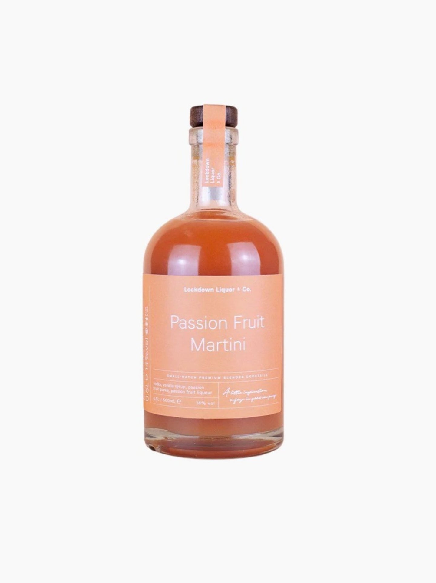 Passion Fruit Martini Bottled Cocktail
