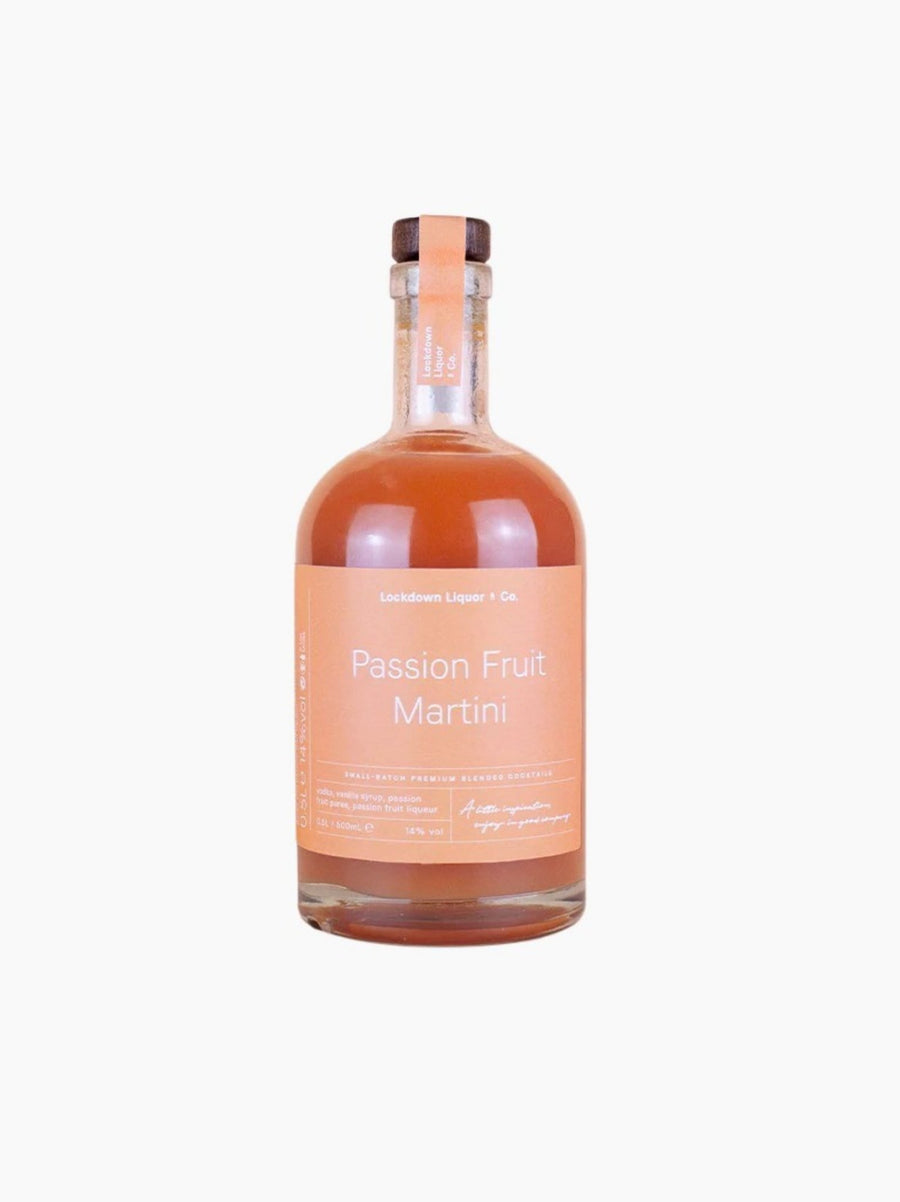 Passion Fruit Martini Bottled Cocktail